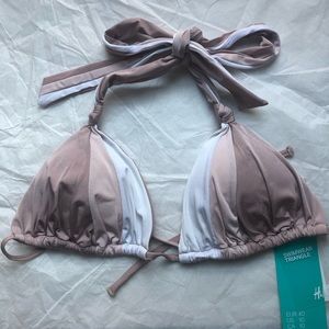 NWT H&M Triangle Bikini Top